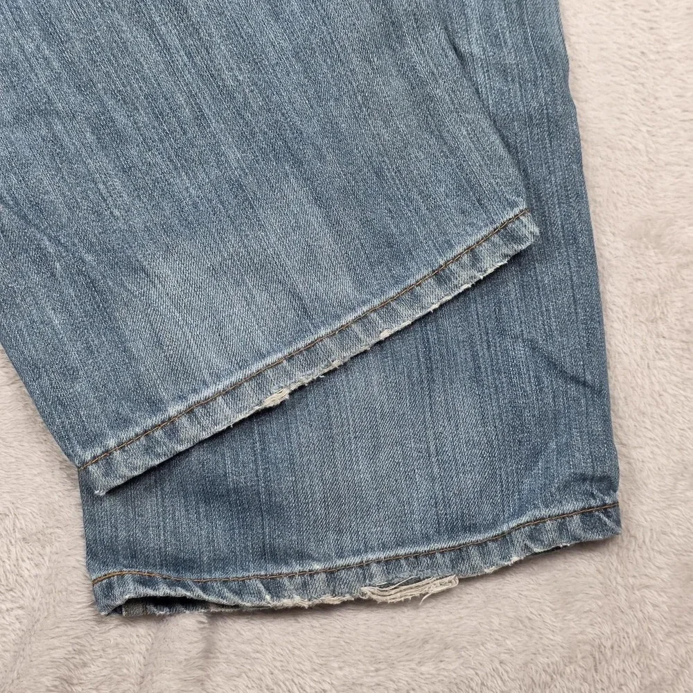 Levis 559 Jeans Mens 36x30‎ Blue Relaxed Straight Leg Denim Casual Light Wash